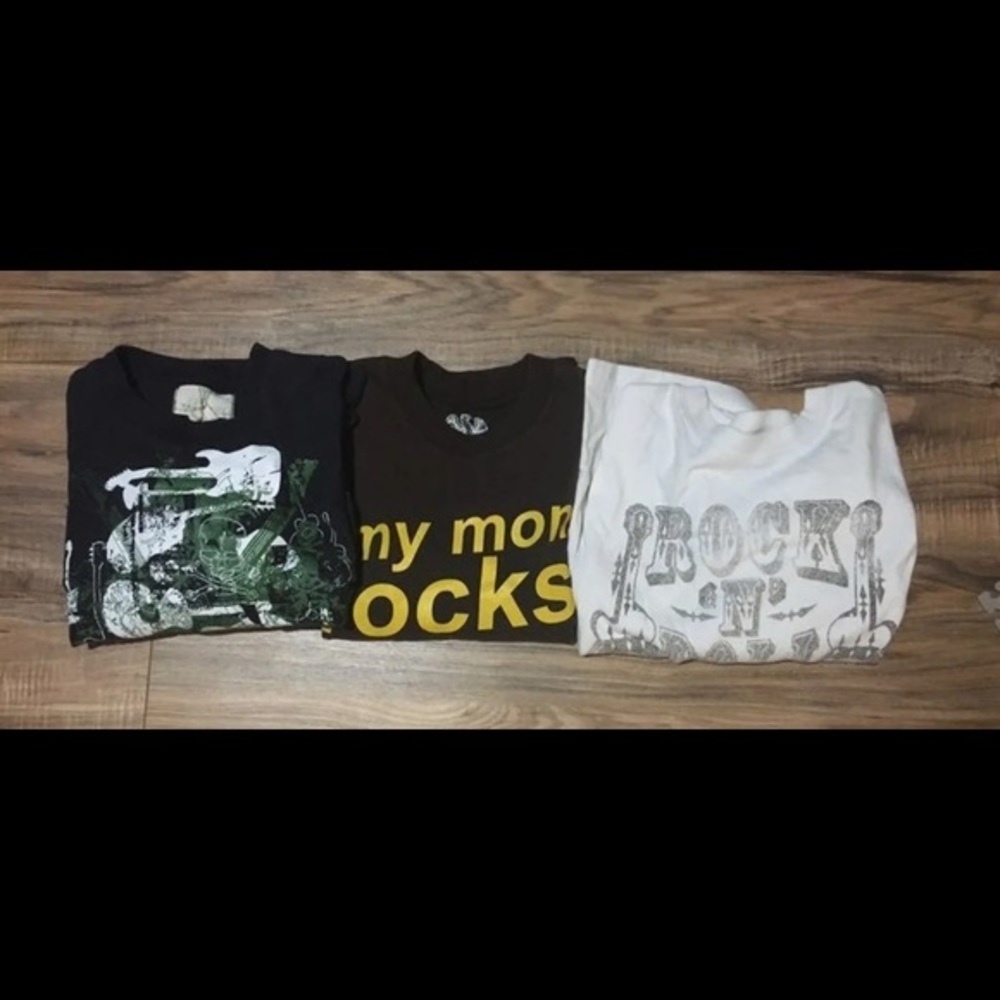 Wes and Willy Bundle Shirts 4T Rock Roll